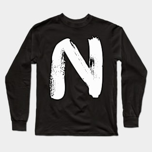 Letter N Long Sleeve T-Shirt